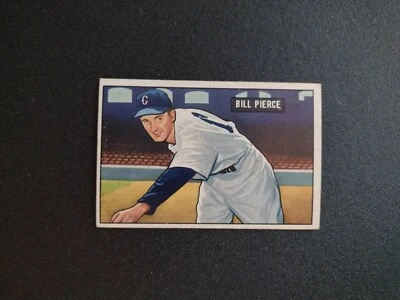 1951 Bowman #196 Billy Pierce Rookie Chicago White Sox Ex  - Image 1 of 2