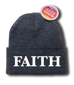 NEU BEDRUCKT GLAUBE CHRISTLICHES THEMA SPASS MMA Snowboard Skimütze EINGRÖSSE BEANIE - Bild 1 von 4
