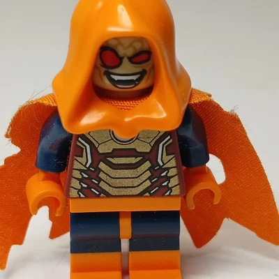 LEGO Marvel Spider-Man Hobgoblin Minifigure Orange Hood Tattered Cape Figure - Image 1 of 4
