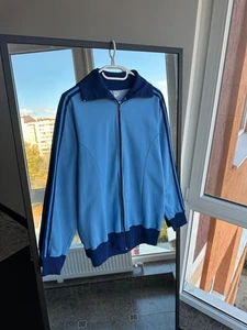 Vintage Adidas West-Germany Trainingsjacke blau Herren 70-80er Jahre Gr. M - Bild 1 von 10