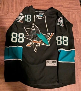 BRENT BURNS SAN JOSE SHARKS 2016 REEBOK JERSEY size 48 WTS - Picture 1 of 7