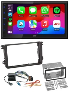 JVC Bluetooth 2DIN MP3 DAB USB Autoradio für VW Passat 05-14 Polo 09-14 Scirocco - Bild 1 von 10