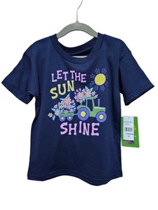 Maglietta John Deere Let The Sun Shine bambina 5T  - Foto 1 di 3