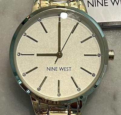 Nine West Women's Watch Gold Tone NW-2098G - 36 mm Case - Image 1 of 4