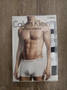 3x Calvin Klein Boxershorts, Größe L, Schwarz mit weißem Bund - Bild 1 von 2
