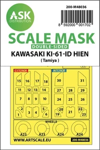 Art Scale Kit 200-M48036 - 1:48 Kawasaki Ki-61-ID Hien double-sided painting mas - Picture 1 of 1
