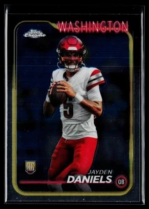 2024 Topps Chrome #201 Jayden Daniels - Picture 1 of 2