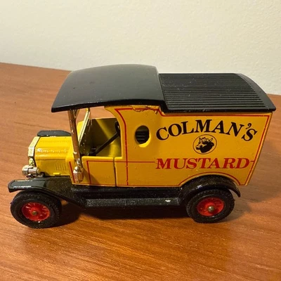 MATCHBOX MODELS OF YESTERYEAR Y-12 1912 FORD MODEL T Coleman’s Mustard NIB 1978 - Image 1 of 4