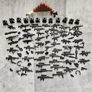 Multipack Soldier Weapons Accessories Gun Armor Helmet Lot for Minifigures BX01 - Picture 1 of 5