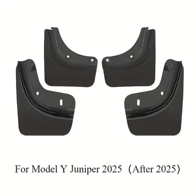 Mud Flaps for Tesla Model Y Juniper 2025+ All Weather Protection Splash Guard . - Image 1 of 4