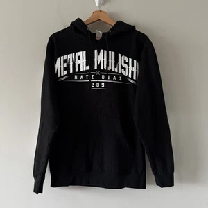 Metal Mulisha Hoodie Mens S Nate Diaz MMA Boxing UFC Jiu Jitsu Black Pullover - Picture 1 of 12