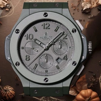 Hublot Big Bang 44mm Army Green and Black 301.GI.5290RG Limited Edition 336/500 - Image 1 of 4