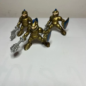 Lote de 3 Caballeros de Oro Castillo Grandes Aventuras Fisher Price 1994 DE COLECCIÓN - Imagen 1 de 22