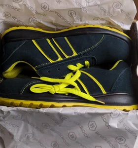 Entrenadores de seguridad Blackrock Hudson punta de acero entresuela zapatos de trabajo gamuza parte superior lisa - Imagen 1 de 9