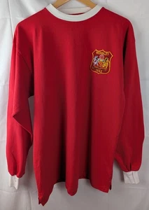 Score Draw Retro Manchester United 1963 Fa Cup Shirt Long Sleeved Size UK Xl - Picture 1 of 8