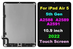 10.9" for iPad air 5 5th Generation 2022 A2588 LCD Touch Screen Display Assembly - Afbeelding 1 van 18
