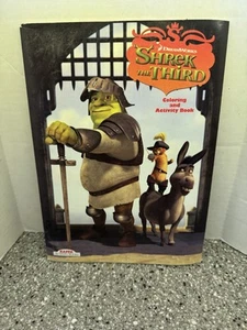 Shrek The Third Coloring & Activity Book Unused DreamWorks - Picture 1 of 3