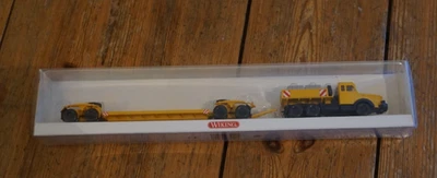 Wiking 851 4048,  Scheuerle-Tieflader mit Krupp Titan in Originalverpackung - Bild 1 von 2