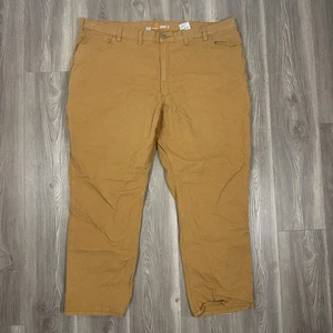 Carhartt Tan Relaxed Fit Work Pants Size 50x32 - Picture 1 of 5