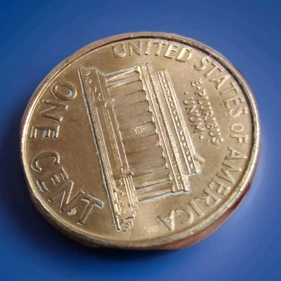 1991 D Penny Extreme Doubling On Reverse Minor On Obverse, Super Cool & Clean - Image 1 of 4