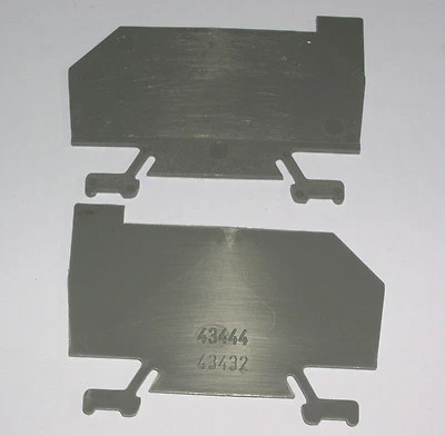 AUTOMATION DIRECT, DN-ECF, END COVER FOR TERMINAL BLOCKS, LOT OF 68 - Image 1 of 2