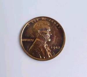 1942 Proof Lincoln Wheat Cent Penny - Picture 1 of 2