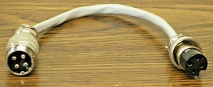 Kenwood 4 Pin Round To Cobra 4 Pin Round Mic Adapter - Picture 1 of 1