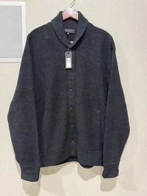 rag & bone SALE EVENT Wool Shawl Cardigan in Charcoal Size XXL Jacket - Image 1 of 4