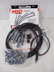 MSD Ignition 31193 Black 2-in-1 Universal 8.5mm Spark Plug Wire Set 8-Cylinder - Picture 1 of 3