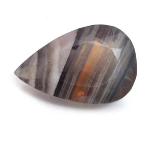 30.20 CT. Natural Beautiful Fluorite Pear Faceted Loose Gemstone,24x16x10mm. - Picture 1 of 6