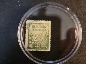 Indonesia:1951 Numeral Stamps 25 S. Rare & Collectible Stamp. (A) - Picture 1 of 3