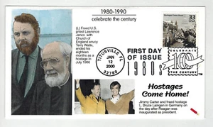 DYNAMITE HANDPAINTED OR TINTED 1980s US HOSTAGES COME HOME Jimmy Carter etc - Picture 1 of 1