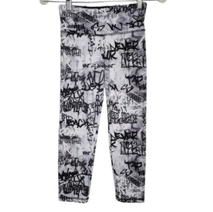 FLYWHEEL Graffiti Crop Leggings Women's Size S - Bild 1 von 7