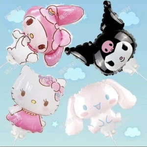 (4 PCS) Birthday party Balloons Kuromi My Melody Hello KITTY CINNAMORROLL - Picture 1 of 1