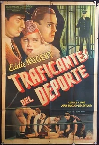 Prison Shadows, Eddie Nugent, Lucille Lund, Bob Hill, poster boxe, 10638 - Foto 1 di 1