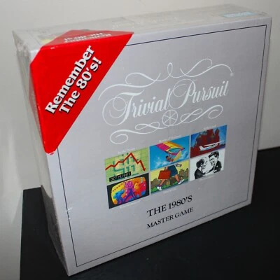 sealed vintage Trivial Pursuit Remember The 1980's Master Game Trivia Board Game - Image 1 of 4