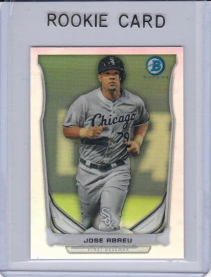 JOSE ABREU ROOKIE CARD Mini Bowman CHROME REFRACTOR RC Chicago White Sox! - Image 1 of 2
