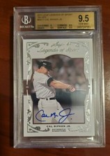 Cal Ripken *BGS 9.5* /10 2011 Leaf Legends Of Sport Silver Autographs #BA17 Auto