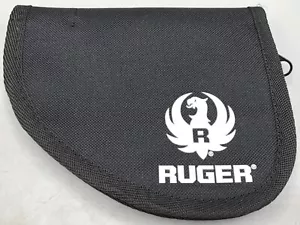 Ruger LCP Compact Pistol Black Nylon Ambidextrous Pocket Holster Zipper Case - Picture 1 of 3