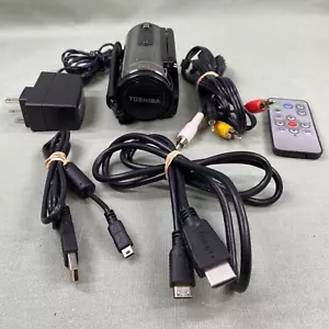 Toshiba Camileo X100 Compact Handheld Camcorder 10MP Full HD With 8GB SD - Picture 1 of 13