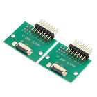 2pcs FFC FPC Connector Board 14 Pin Double Row Right Angle Pin Header Adapter