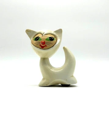 老式摩擦玩具猫 Lehmann NANI 硬塑料西德 — 第 1/4 张图片