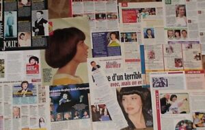 NEW !!  Lot Articles de PRESSE - Chanteuse --  MIREILLE MATHIEU  -- 14 Pages !!