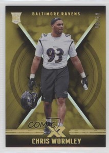 2017 Panini XR Rookies Gold /10 Chris Wormley #158 Rookie RC
