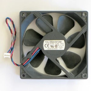 Case Cooling Fan, Delta M/N: DSB0912M, 3-pin Connector, Dell P/N: 0HU843 - Picture 1 of 4