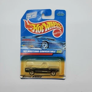  1996 Hot Wheels Blue Card 1965 Ford '65 Mustang Convertible Collector #455 - Picture 1 of 4