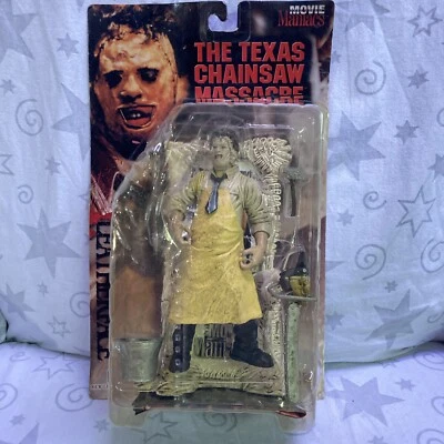 Figura Texas Chainsaw Massacre Leatherface McFarlane Toys Movie Maniacs sellada Foto 1 de 4
