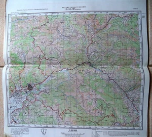 Military Secret Topographic Maps, Elbasan, Albania, 1981. 1:100.000 - Picture 1 of 1