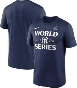New York Yankees Men's Nike Dri Fit 2024 World Series T-Shirt Navy XXL BNWT $45 - Picture 1 of 3