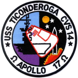 CVS-14 USS Ticonderoga Patch Apollo 17 - Bild 1 von 6